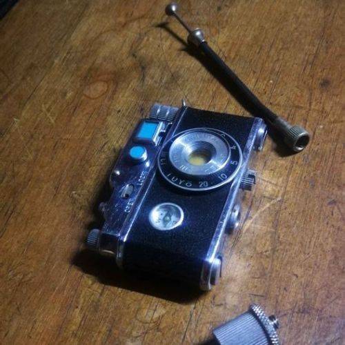 Vintage 1950`s Conti- Lite Camera Style Table Oil Lighter.