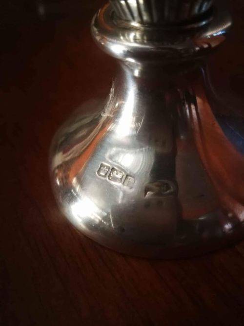 *Late Entry* Beautiful Hallmarked 925 sterling silver Vase. 160g.