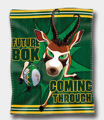 SA Rugby - Bokkie polar fleece blanket (official licenced product)