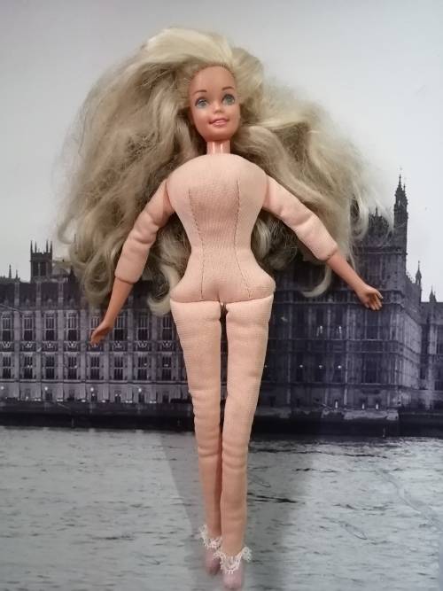 Mattel 1990's Bedtime Barbie Soft Body