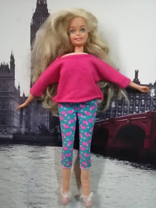 Mattel 1990's Bedtime Barbie Soft Body