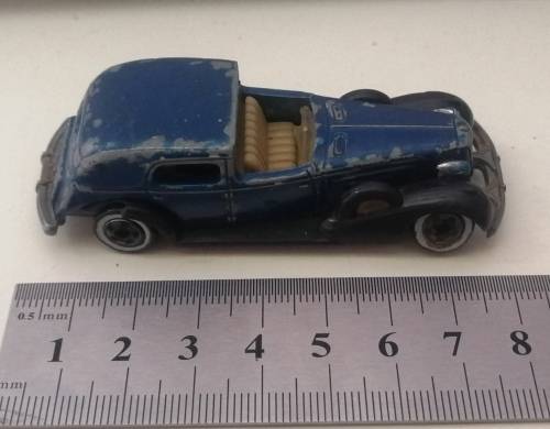 1981 Mattel Hot Wheels Blue `35 Classic Caddy Sports Car #2529 Cadillac