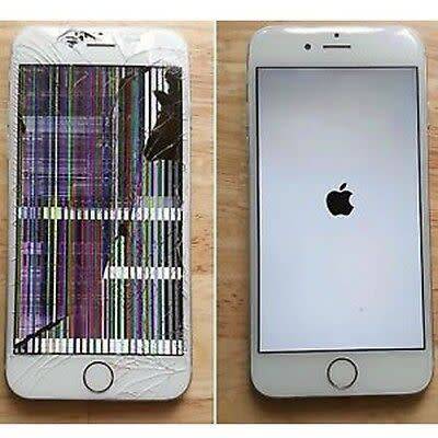 Iphone 7 Broken Damaged Screen Repair Service Collection & Delivery Included In Price