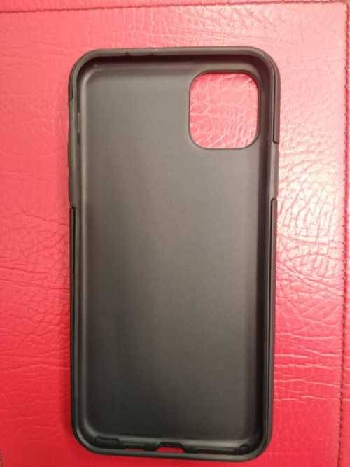 iPhone 11 Pro Max Silicone Hard Case Black DROP PROTECTION