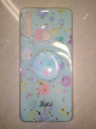 Saumsung A30S Glitter Case with Popsocket