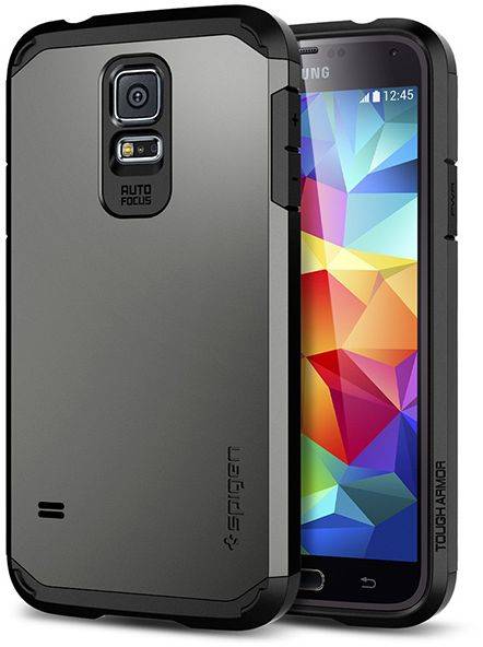 Samsung Galaxy S5 Spigen SGP Tough Armor Case / Cover black