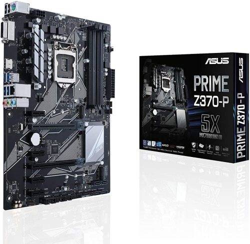 Asus Prime Z370-P LGA1151 Intel Z370 Coffee Lake (8th/9th* Gen) ATX Desktop Motherboard