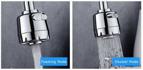 Arbitrary Water Faucet Splash Head Two Adjustment