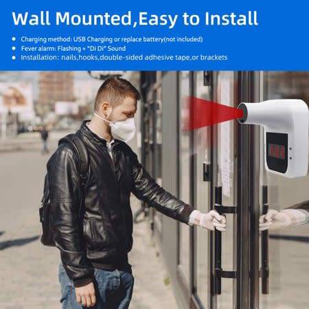 Non-contact Infrared Thermometer Hands Free Auto Intelligent Forehead Thermometer