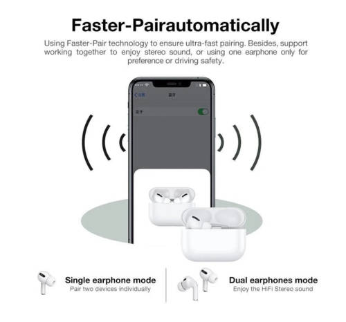 Touch Control Wireless Headphone Bluetooth Earphones Sport Earbuds For Xiaomi Huawei Iphone OPPO TWS