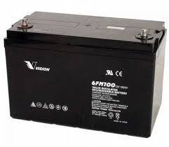 100Ah 12V Deep Cycle AGM  ( eXtra Heavy Duty 6FM100Z-X ) | SOL-B-100-12V-Z