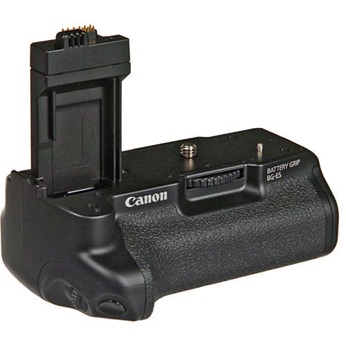Canon battery grip for EOS 450D, 500D, 1000D - hold 2 x LP-E5 (BG-E5)