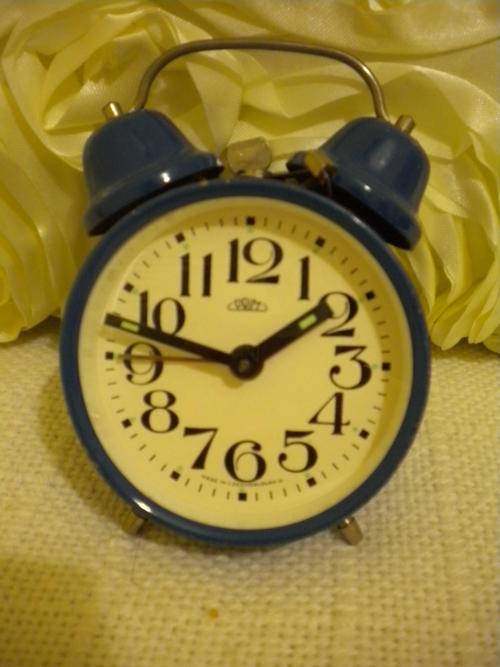 Small Blue PRIM clock