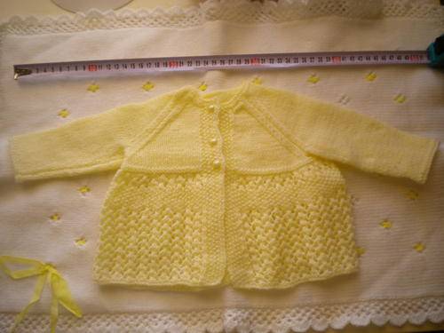 Hand knitted jersey