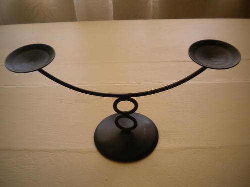 BARGAIN!!!!!!!!!!  Iron Cast Candle Holder