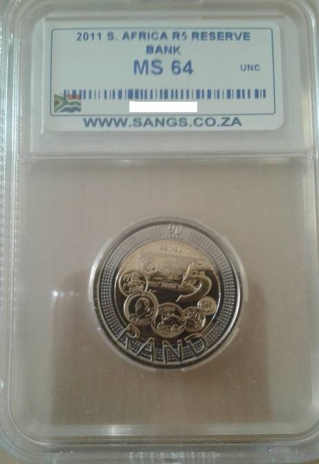 MS64 - 2011 SARB R5 - VERY HIGH GRADE