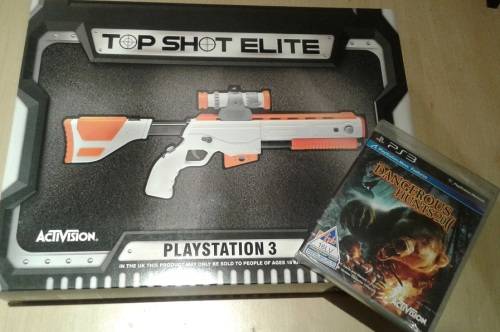 PS3 - CABELA'S DANGEROUS HUNTS 2011 + TOP SHOT ELITE GUN