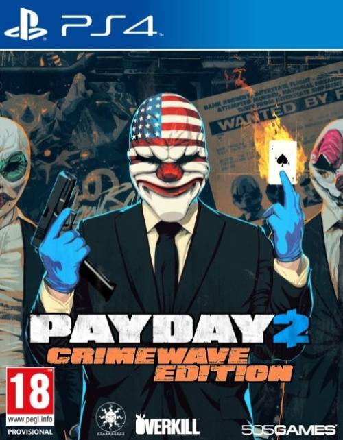PS4 - PAYDAY 2 CRIMEWAVE EDITION *** BRAND NEW & SEALED ***