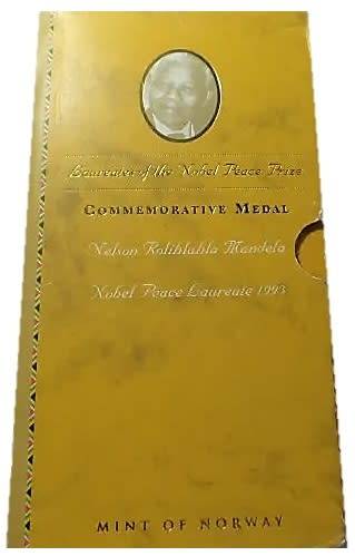 2001 NORWAY PROOF SILVER - 1 Oz - NELSON MANDELA - NOBEL LAUREATE - IN FOLDER