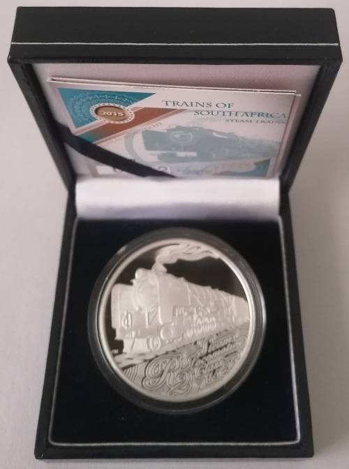2015 SILVER PROOF R2 - STEAM TRAIN