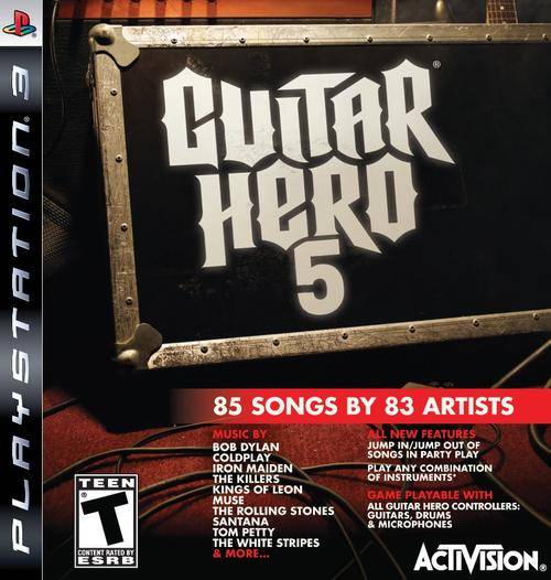PS3 - GUITAR HERO 5