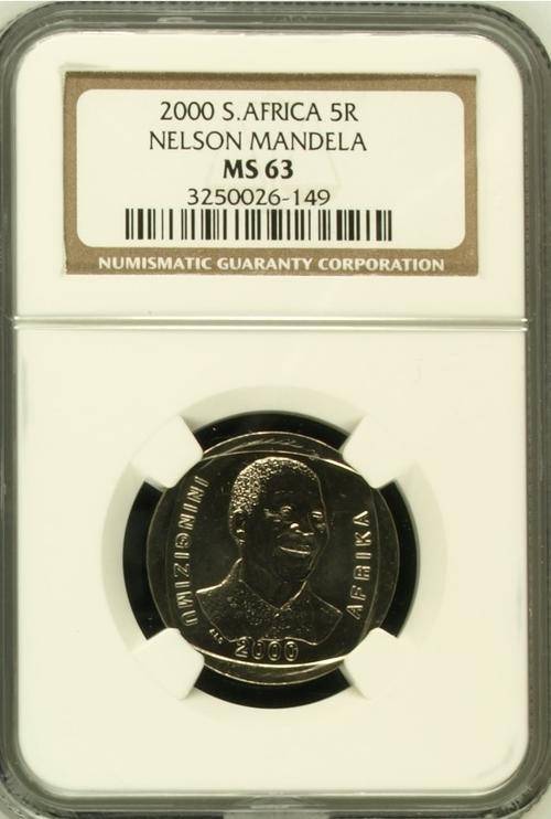 MS63 - NGC - 2000 SMILY R5 coin - RARE HIGH GRADE FOR THIS COIN
