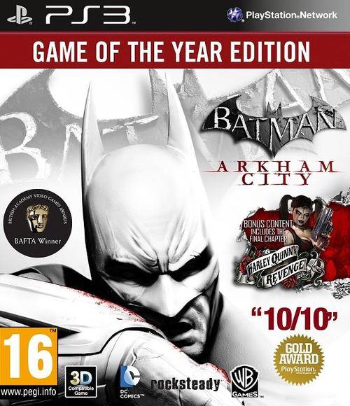 PS3 - BATMAN ARKHAM CITY GAME OF THE YEAR EDITION