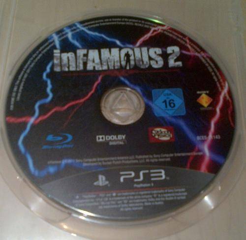 PS3 - INFAMOUS 2 - DISC ONLY