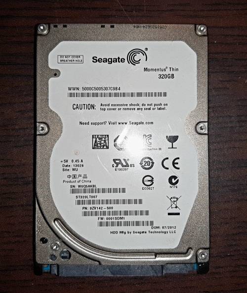 Seagate 2.5" Internal Notebook Hard Drive - 320GB - SATA