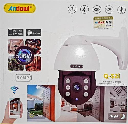 Andowl Wireless Pan and Tilt Camera WiFi or IP Camera with Motion Detection and Night Vision