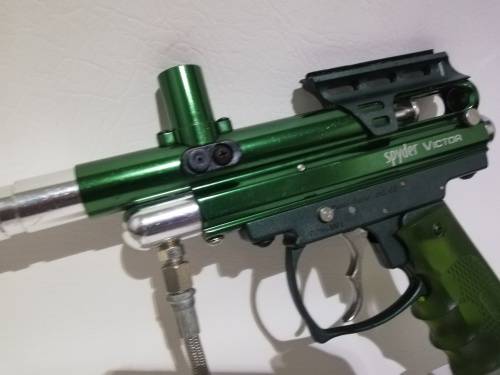 Candy apple green Spider Victor paintball gun!!!!