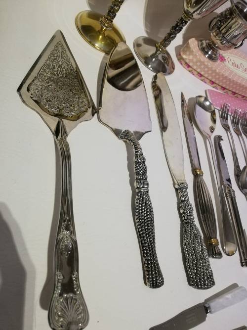 Super large Collection of silver plated items bid for all!!!!!