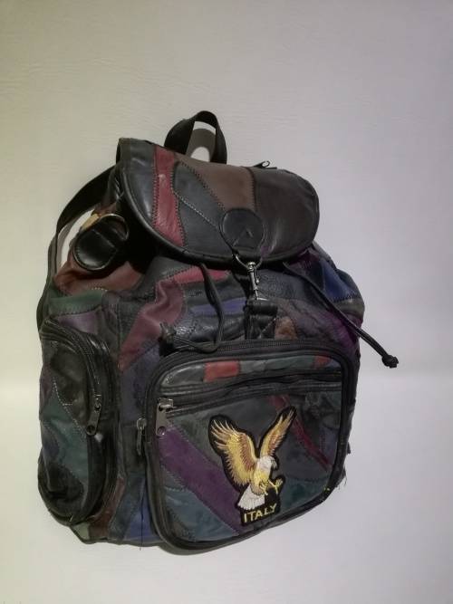 Super cool leather backpack!!!