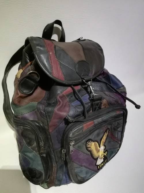 Super cool leather backpack!!!