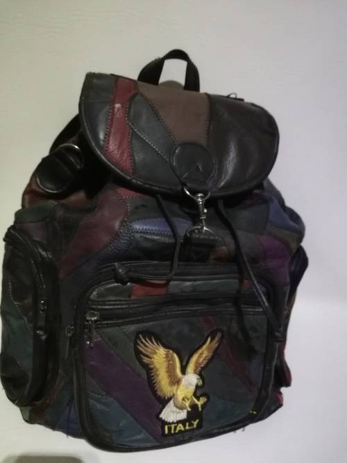 Super cool leather backpack!!!