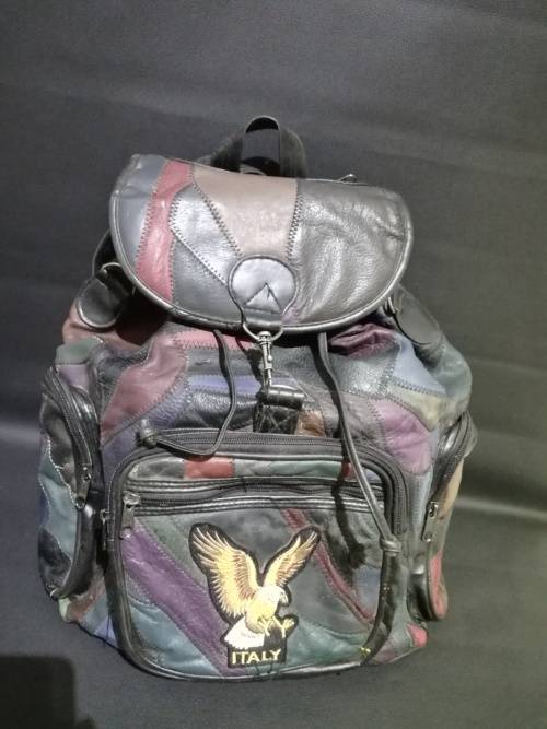 Super cool leather backpack!!!