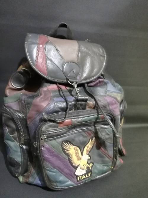 Super cool leather backpack!!!