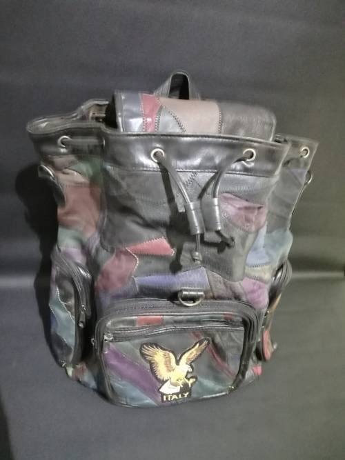 Super cool leather backpack!!!