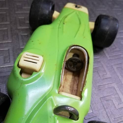 Vintage large buddy L F1 car tin toy!!!!!
