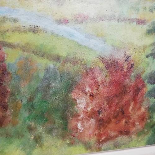 Stunning original landscape oil on board painting by M. M Koch 1981!!!!!