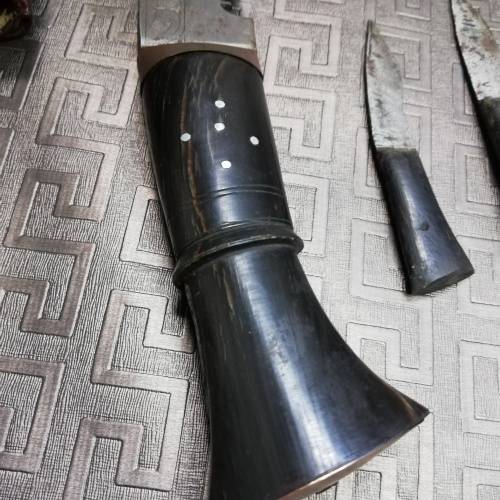 Large vintage rare knife in leather case!!!!