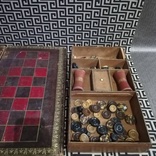 Super large 47cm chess and checkers bookcase boardgame!!!!!