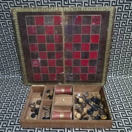 Super large 47cm chess and checkers bookcase boardgame!!!!!