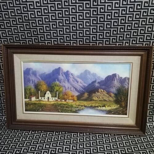 STUNNING Original G. CRONJE OIL ON BOARD PAINTING SIZE 80 CM X 49CM!!!!!!!