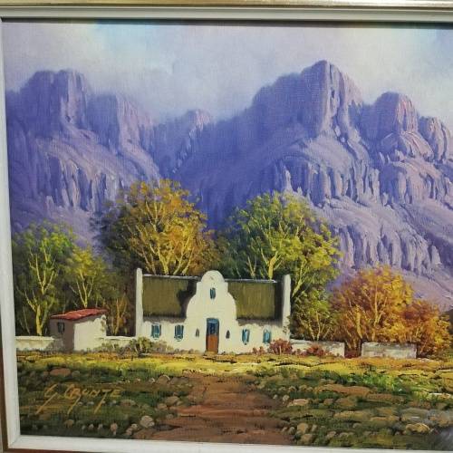 STUNNING Original G. CRONJE OIL ON BOARD PAINTING SIZE 80 CM X 49CM!!!!!!!