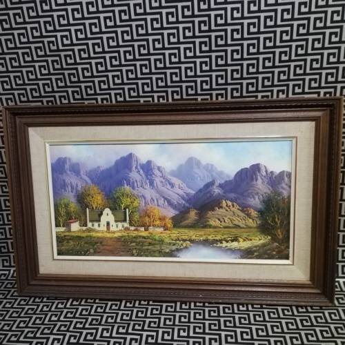 STUNNING Original G. CRONJE OIL ON BOARD PAINTING SIZE 80 CM X 49CM!!!!!!!