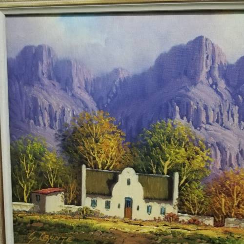 STUNNING Original G. CRONJE OIL ON BOARD PAINTING SIZE 80 CM X 49CM!!!!!!!