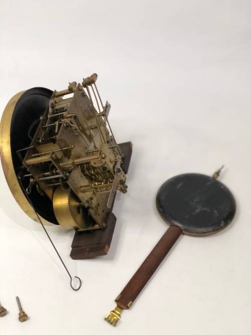 BEAUTIFUL VINTAGE SUPER LARGE CLOCK H.O.C MAKE MADE IN WURTTEMBERG GERMANY NOT TESTED!!!!