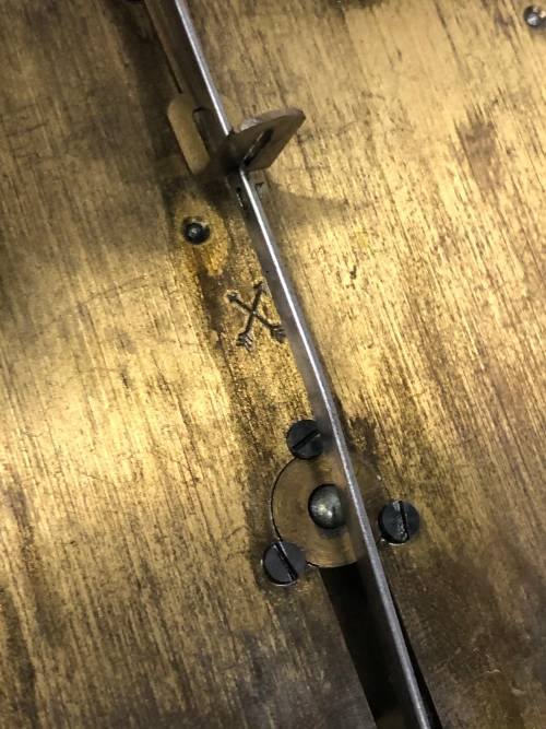 BEAUTIFUL VINTAGE SUPER LARGE CLOCK H.O.C MAKE MADE IN WURTTEMBERG GERMANY NOT TESTED!!!!