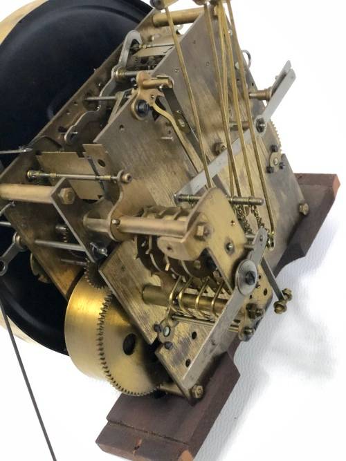 BEAUTIFUL VINTAGE SUPER LARGE CLOCK H.O.C MAKE MADE IN WURTTEMBERG GERMANY NOT TESTED!!!!